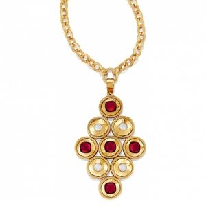 NWT🦋Brighton🦋Versailles Burgundy Necklace JL0083
